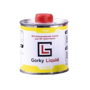 Фотополимерная смола Gorky Liquid Flex черный 0,25 кг
